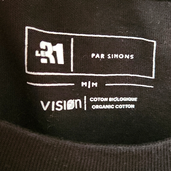 🎣Organic cotton graphic tee, black, size M - Picture 3 of 6